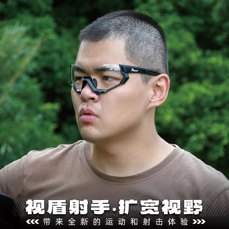 钛敌科射手眼镜户外运动自行车跑步钓鱼变色太阳镜防弹射击护目镜