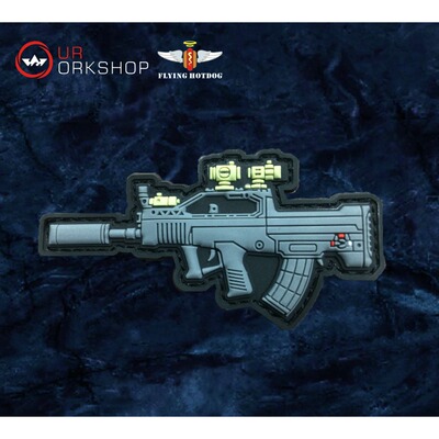 OurWorkshop Q版武器章 95式战术长弓版 PVC魔术贴 臂章 士气章