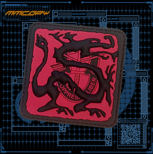 【醉喵】复刻Ronin Tactics浪人 PVC魔术贴 龙臂章 士气章