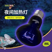 新派WACOOL玩酷爬宠夜间加热灯UVA夜灯陆龟蛇鬃狮蜥蜴保温灯泡