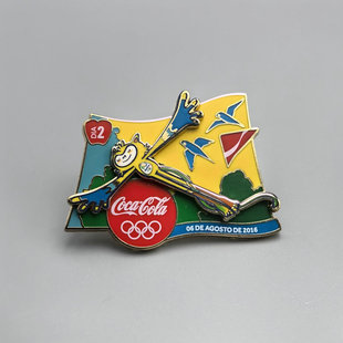 2016年里约奥运会可乐日志徽章 可乐百年文化元素 马杜雷拉公园