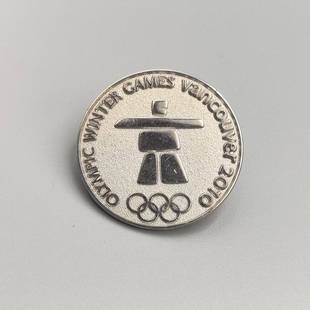 2010年温哥华冬奥会徽章 火炬传递徽章 可口可乐滑雪会徽追踪