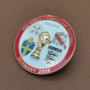 2006年德国世界杯徽章收藏 世界杯B组：英格兰、巴拉圭、特立尼达