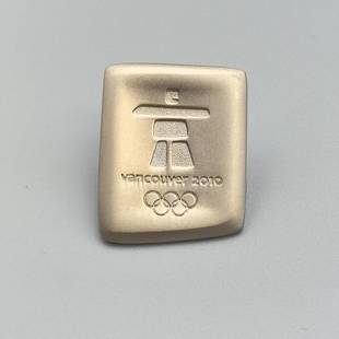 2010温哥华冬奥会徽章枫叶会徽 银色会徽
