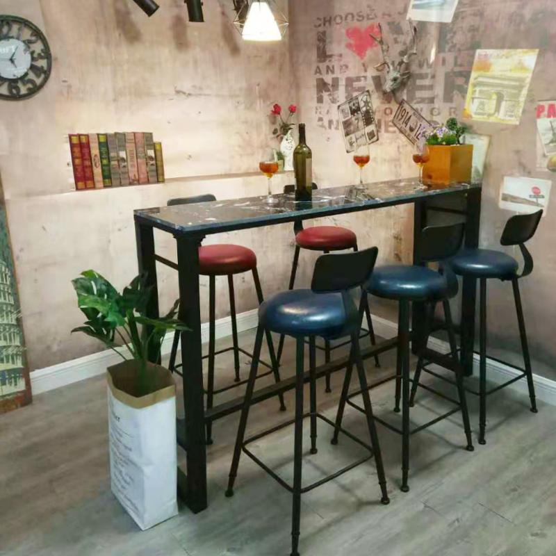 大理石靠墙窗家用室外阳台高脚长条桌子奶茶店酒吧户外吧台长桌椅|ruв категории жилой мебели, дело/Таблица класса, бар - от Buy2taobao.com для оказания профессиональной услуги покупки агента Taobao