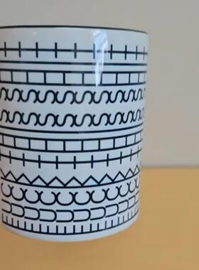 FU CK马克杯暴躁打工人情绪稳定抽象水杯创意搞笑陶瓷咖啡杯