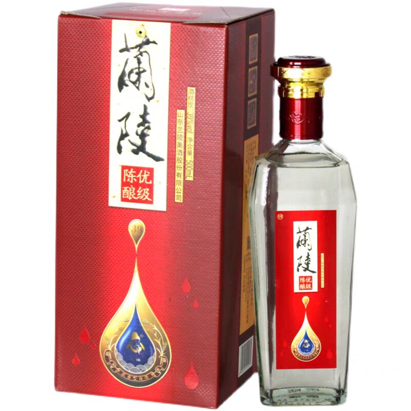 39度兰陵优质陈酿特价包邮浓香白酒纯粮食酒山东名酒兰陵酒