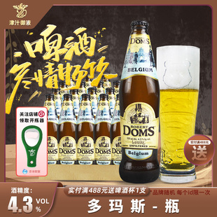doms多玛斯先生 乌克兰啤酒进口多玛斯白啤酒小麦白啤500ml 20瓶装