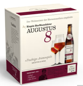 力格勒Riegele手工精酿8号6瓶装330ml原装进口德国啤酒宴请包邮