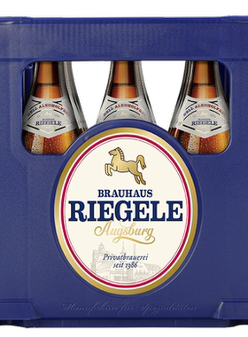 力格勒Riegele双倍博克白金黑组合24瓶330ml原装进口德国啤酒包邮