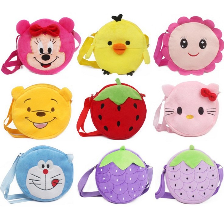 卡通幼儿圆饼小书包儿