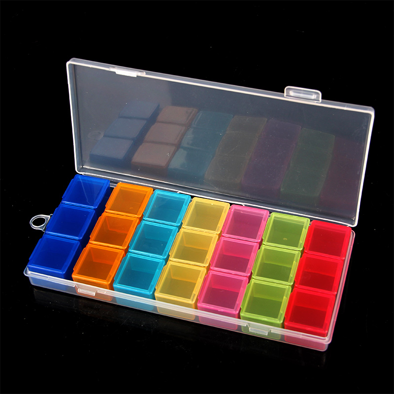 日本旅行便携药盒星期收纳盒