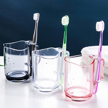 日本漱口杯牙刷杯牙刷收纳盒刷牙杯洗漱杯套装家用简约牙缸杯子