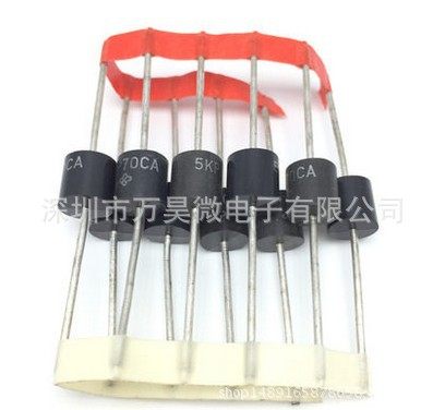 5KP18CA TVS瞬态抑制二极管 5KP18A DIP 大功率5000W