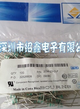 BOURNS放电管2036-23-CLF,3R230,BOURNS防雷管2036-23,3R230V