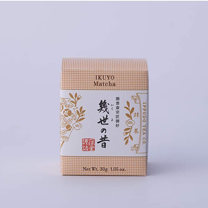 空运直邮日本一保堂茶舗抹茶幾世の昔30g*2罐