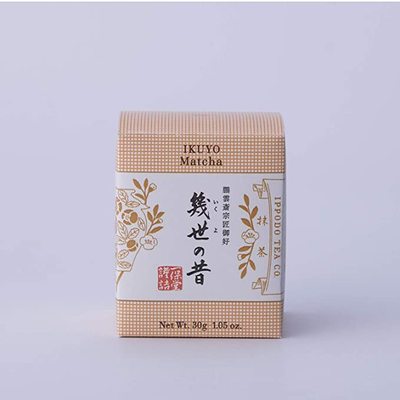 空运直邮日本一保堂茶舗 抹茶 幾世の昔30g*2罐