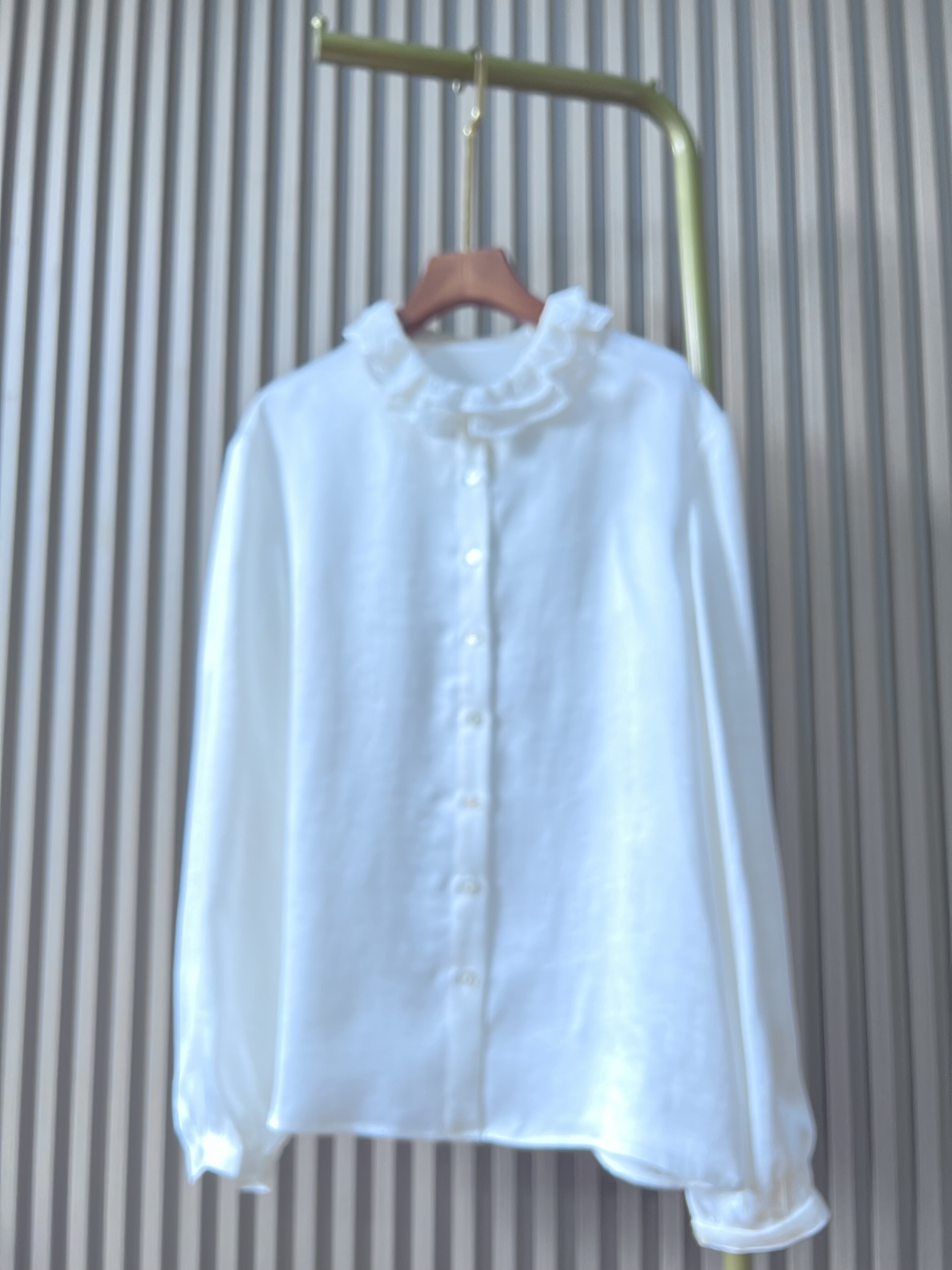 花瓣领天丝麻衬衫,女装/女士精品,衬衫,淘宝优惠券,粉丝福利购,淘宝优惠卷