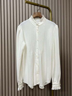 千金美感羊毛提花衬衫