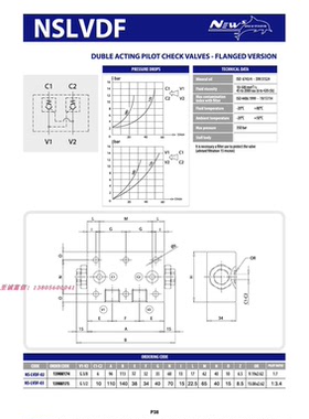 A-NS-LVDF-03-CN 液压锁  13900175  云梯车液压锁替代A05045204