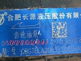 合肥长源液压泵 CBGTBLA-2063/2050-AFφL 长源液压股份有限公司