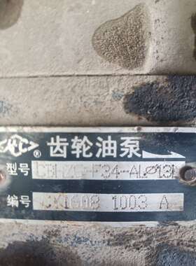 合肥长源液压齿轮泵 CBHZG-F34-ALφ13L杭叉  叉车油泵  13齿花键