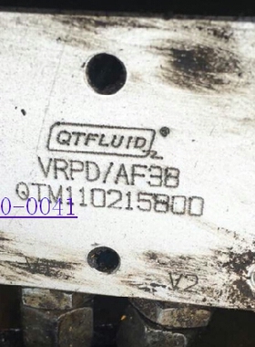 V1/4V/AM340H 双向平衡阀QTFLUID环卫车、吊车平衡阀、高空作业车