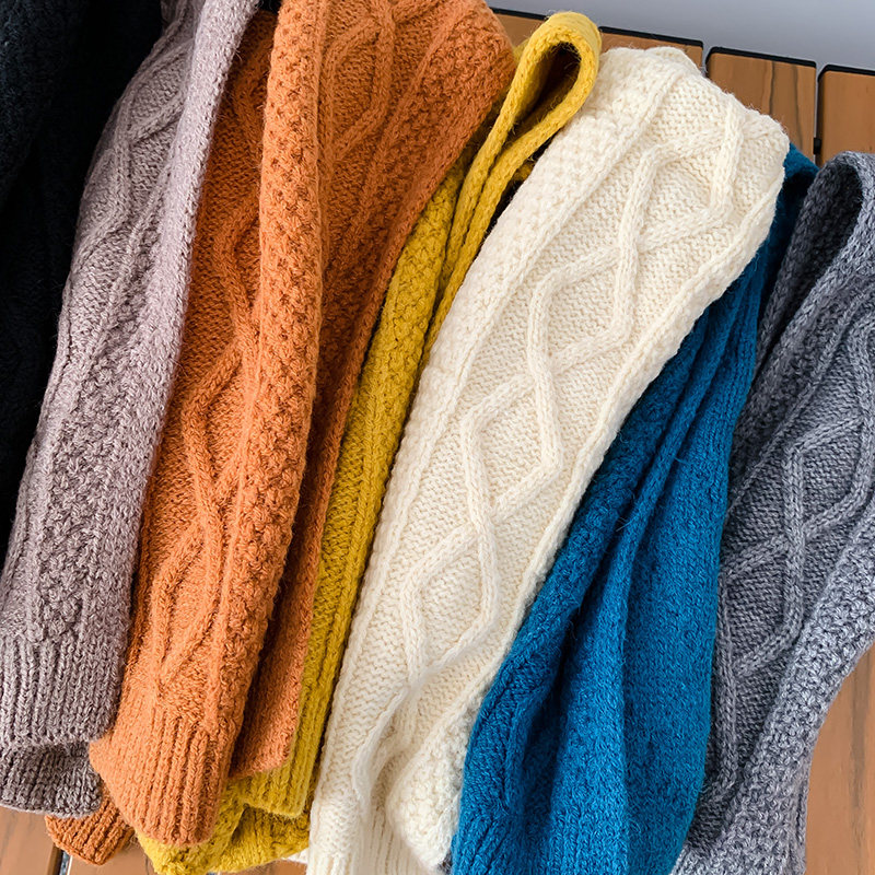 W 기하학 스카프