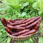 传统手工纯肉肠 四川香肠 正宗川味腊肠 麻辣广味烟熏风干特产