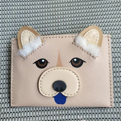 松狮狗狗零钱手包异形KateSpade