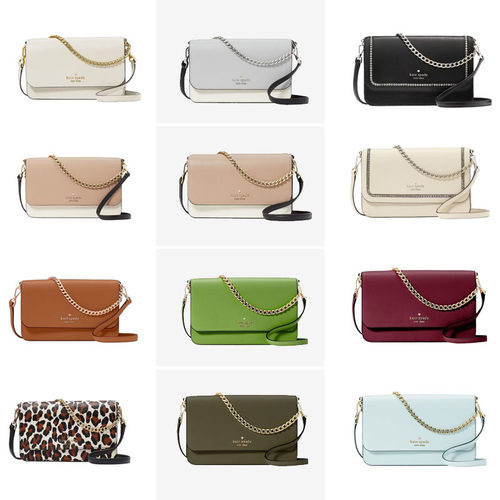 katespade链条单肩斜挎小方包KS