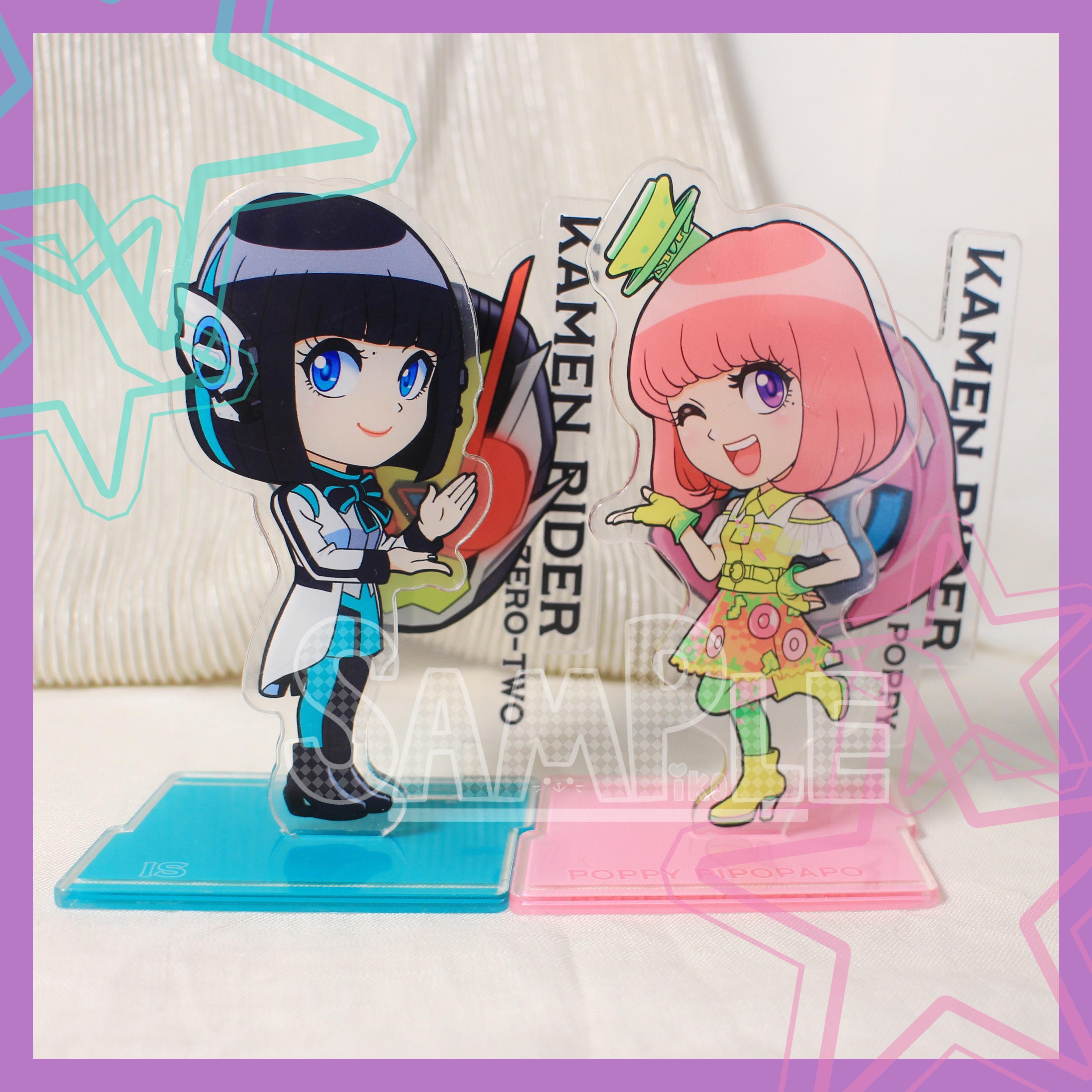 【假面骑士 girls同人】is(伊兹)&poppy 女主角 立牌 假面骑士02