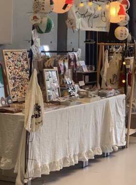 荷叶边大尺寸桌布创意集市摆摊桌布ins小红书户外露营活动餐布