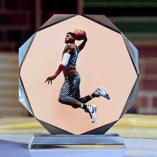 保罗乔治周边水晶摆件东契奇约基奇杜兰特欧文哈登手办男生日礼物