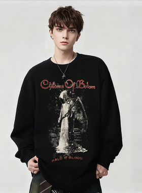 Children of Bodom博多之子乐队COB旋死纯棉长袖T恤印花男女春秋