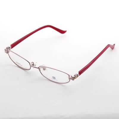 全框近视红色眼镜架全框