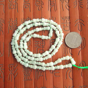 20015-139平平安安项链绳瓶子玉瓶项链加长缅甸玉天然A货翡翠玉