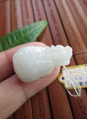 保真 立体款龙龟 龙头龟吊坠76019实物拍图 缅甸玉天然A货翡翠玉