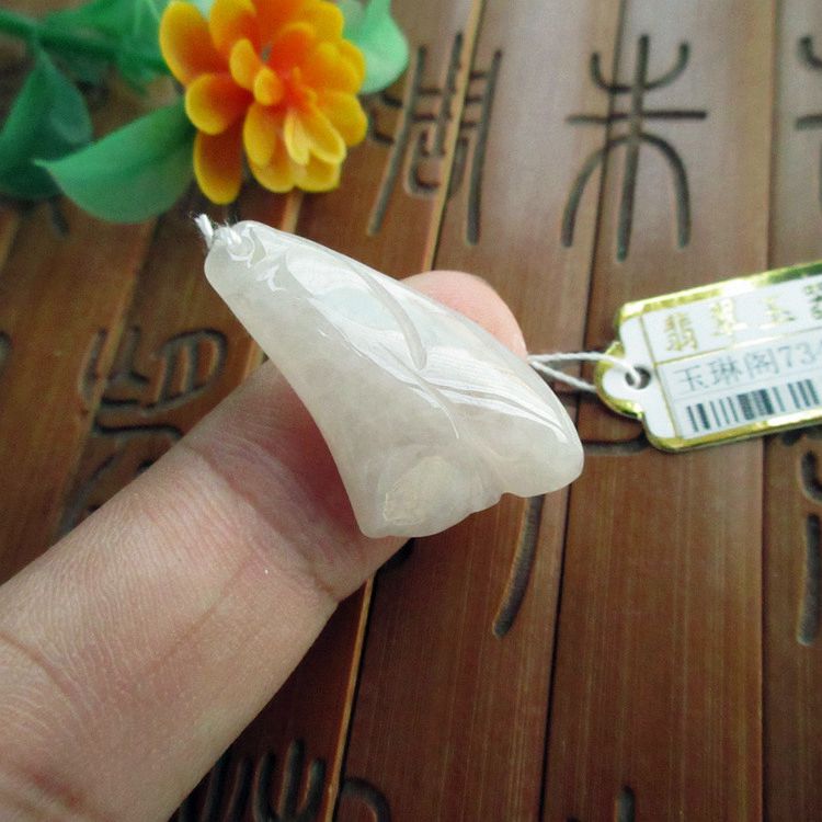 实拍图保真小蓝花小吊坠