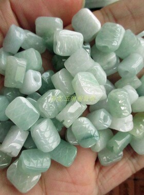 保真龟背龟壳手链用小吊坠21072-2缅甸玉天然A货翡翠玉实拍N31