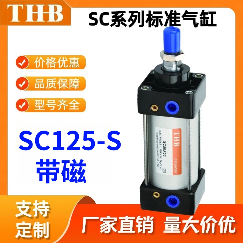 SC125带磁标准气缸X100X600X650