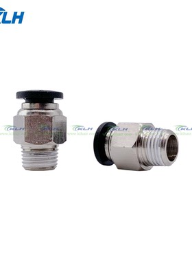 DPC系列 黑色直通接头DPC4/6/8/10/12-M5/01/02/03/04KLH金龙发