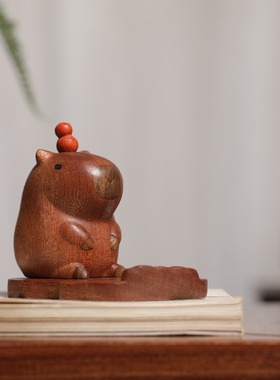 卡皮巴拉手机支架可爱创