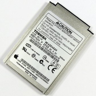 全新原装1.8英寸东芝CF接口 40G笔记本电脑硬盘iPod硬盘MK4004GAH