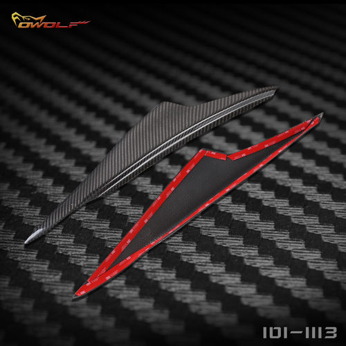 马自达昂克塞拉改装碳纤维灯眉