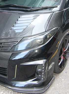 适用大霸王普瑞维亚PREVIA/ESTIMA ACR50 中后期 碳纤维大灯灯眉