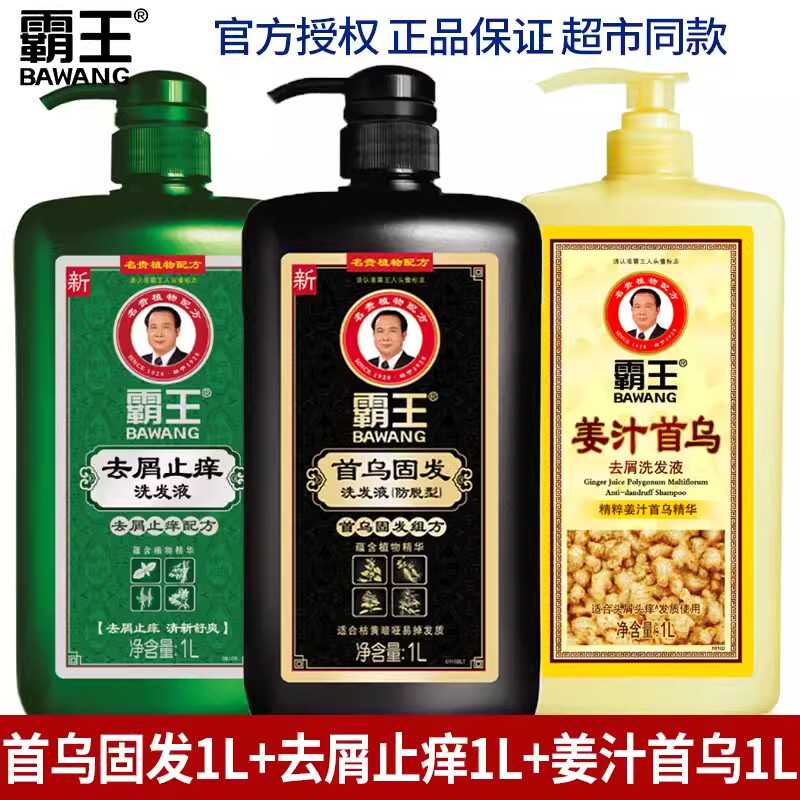 霸王首乌固发去屑止痒洗发水