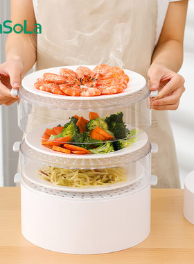 FaSoLa保温菜罩饭菜食物罩冬季加厚防尘加热餐桌保暖饭罩子剩菜
