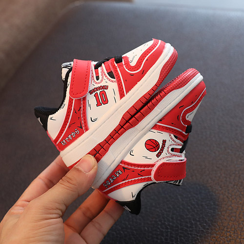 春秋儿童软底防滑乔丹篮球鞋