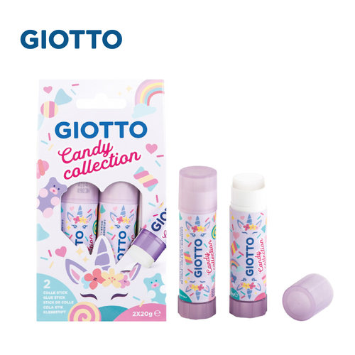 GIOTTO 糖果系列固体胶棒童幼儿园手工课强力胶水学生用考研固体z